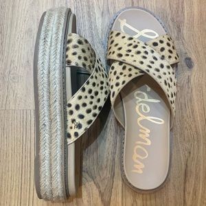 Sam Edelman Korina platform sandal slides